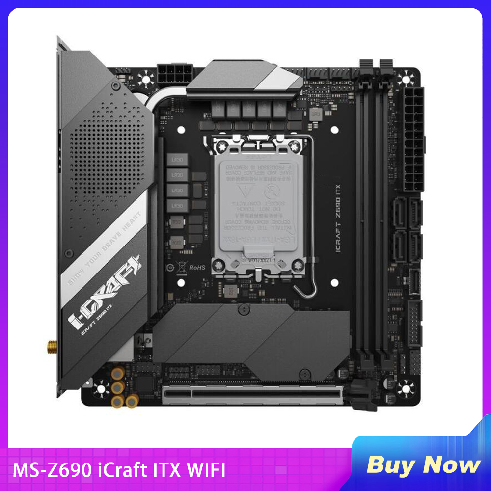 Neues MS-Z690 iCraft ITX WIFI  – Lga1700 Itx Motherboard Ddr5 Bewertung und Preis