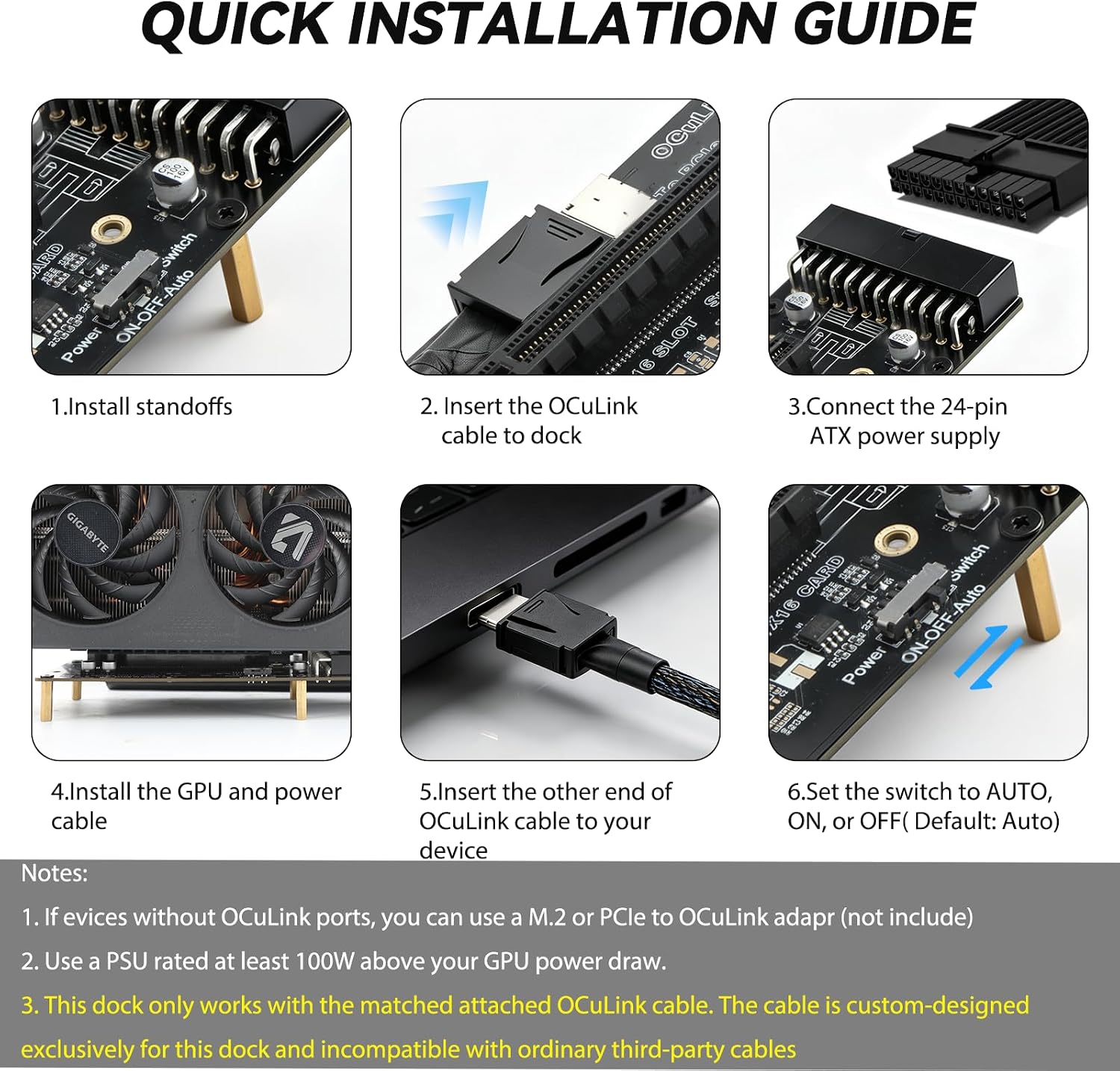 OCuLink PCIe 4.0 X4 64Gbps SFF – Oculink Egpu Mini Pc Bewertung und Preis